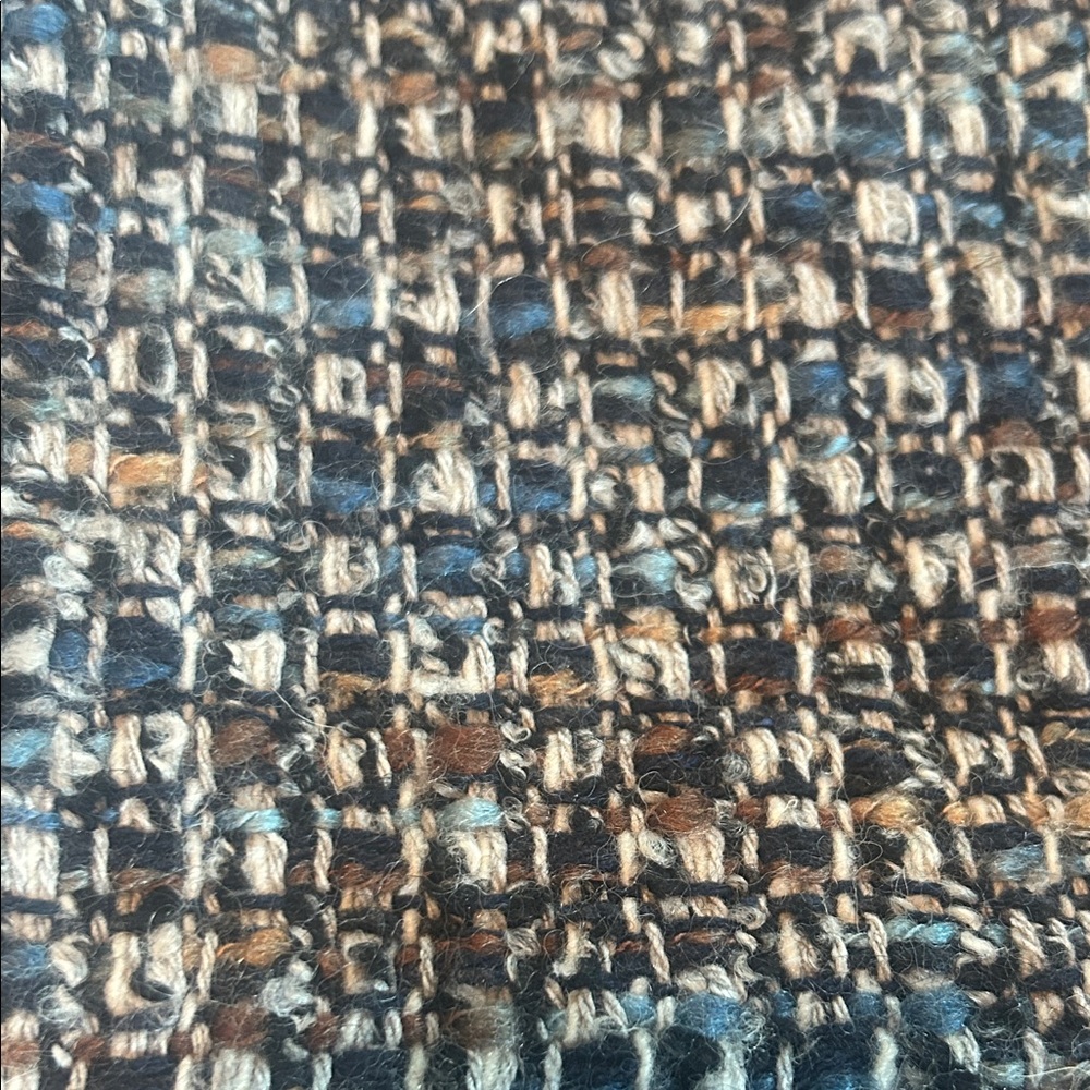 Blue Tweed Women's Skirt - Picture 11 of 13